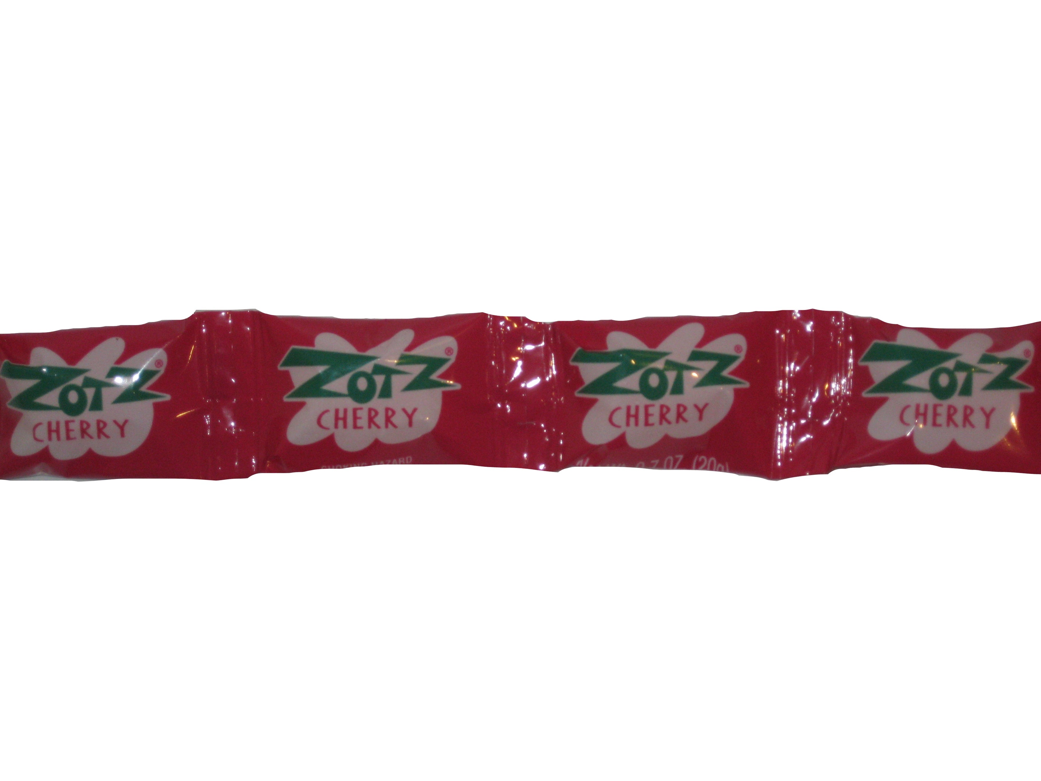 Zotz Cherry Apple Watermelon 4pc strip or 48ct box — Sweeties Candy of