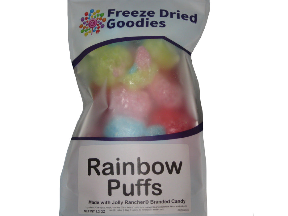 Freeze Dried Goodies Rainbow Puffs 1.3oz bag