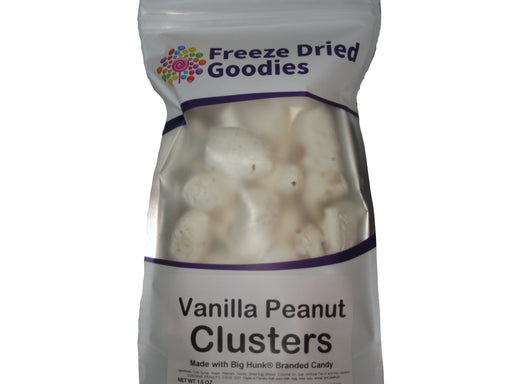 Freeze Dried Goodies Vanilla Peanut Clusters 1.5oz bag