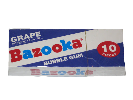 Bazooka Bubble Gum Grape 10pc pack
