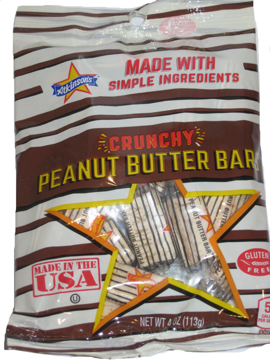 Atkinson Candy Peanut Butter Bars 4oz Bag