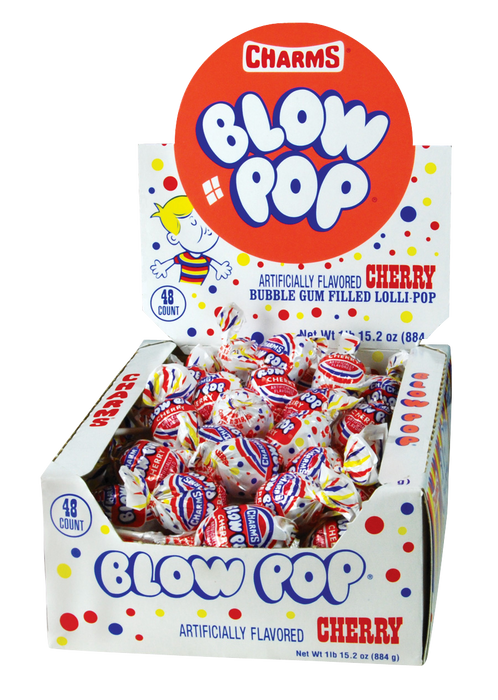 Blow Pop Cherry 48ct Box