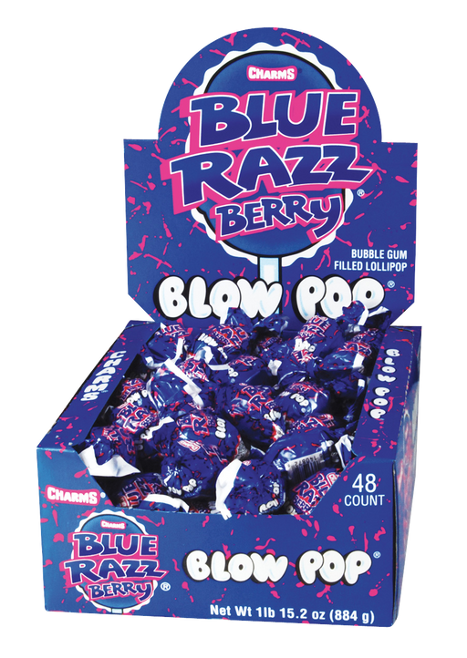 Blow Pop Blue Raspberry 48ct Box