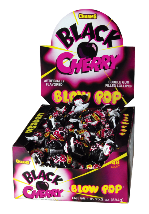 Blow Pop Black Cherry 48ct Box