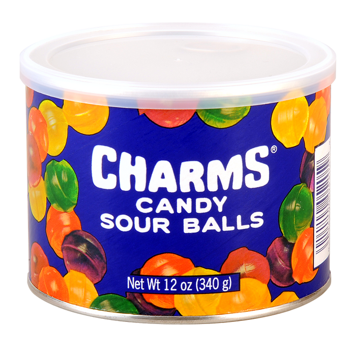 Charms Sour Balls Assorted 12oz Can