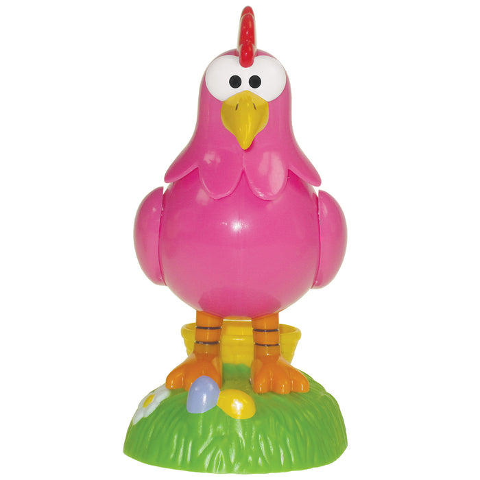 Easter Clucking Chicken egg shaped candy dispenser with sound