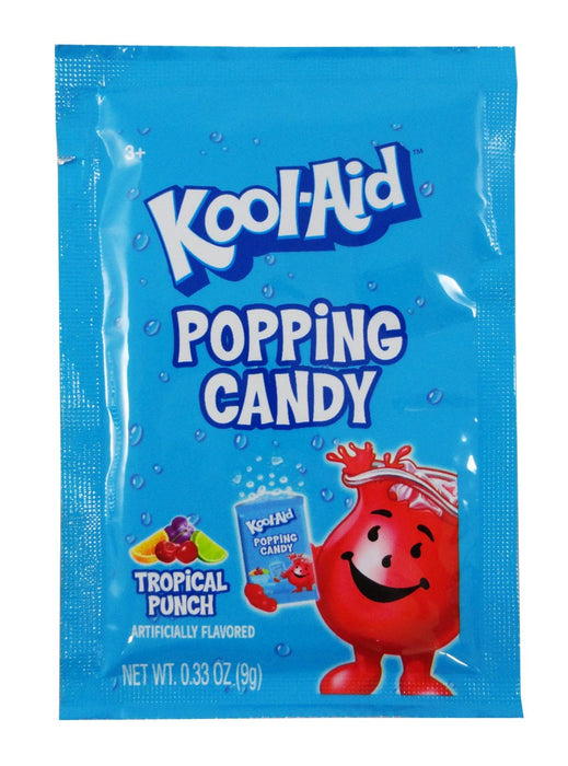 Kool Aid Popping Candy Tropical Punch .33oz pack or 20ct box