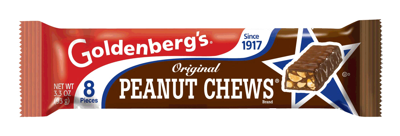 Goldenberg Peanut Chews RETRO King Size 3.3oz Bar