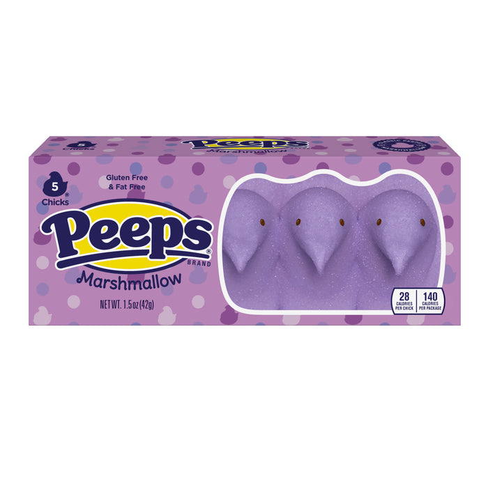 Marshmallow Peeps Lavender Chicks 5pack