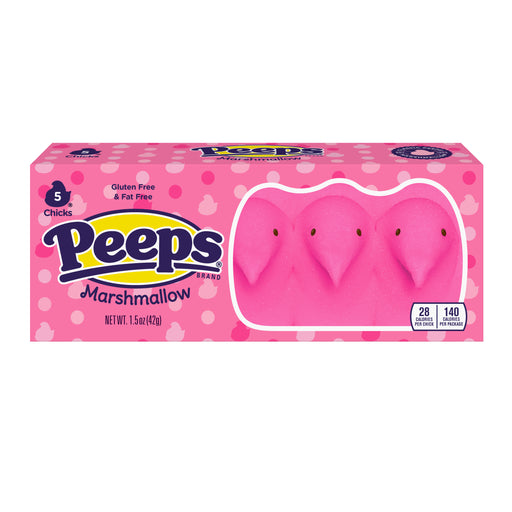 Marshmallow Peeps Pink Chicks 5pack
