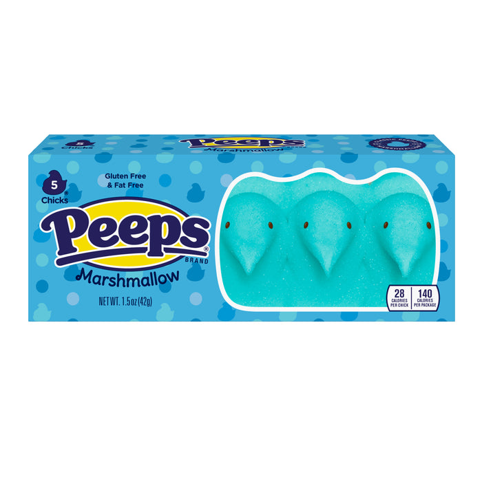 Marshmallow Peeps Blue Chicks 5pack
