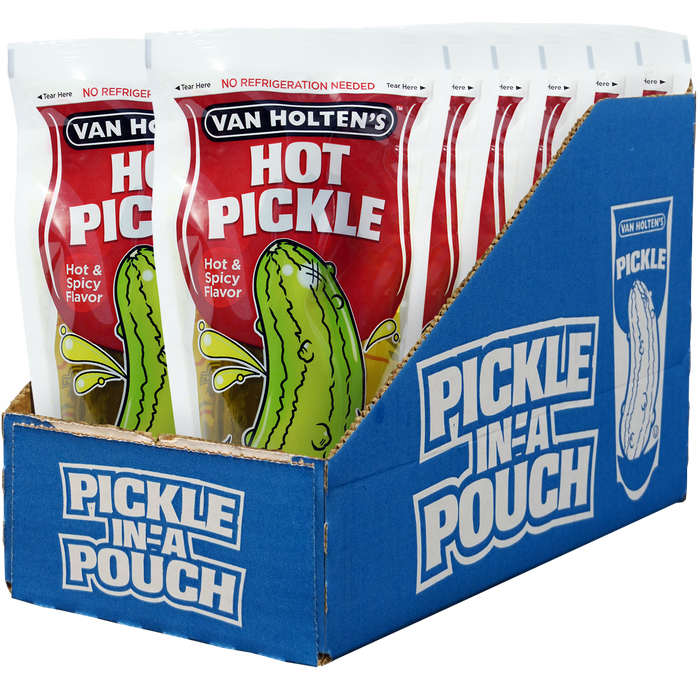 Van Holten's Pickle-In-A-Pouch Jumbo Hot 12ct Case