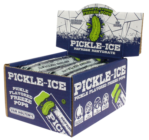 Van Holten's Pickle Ice Freeze Pops 24ct case