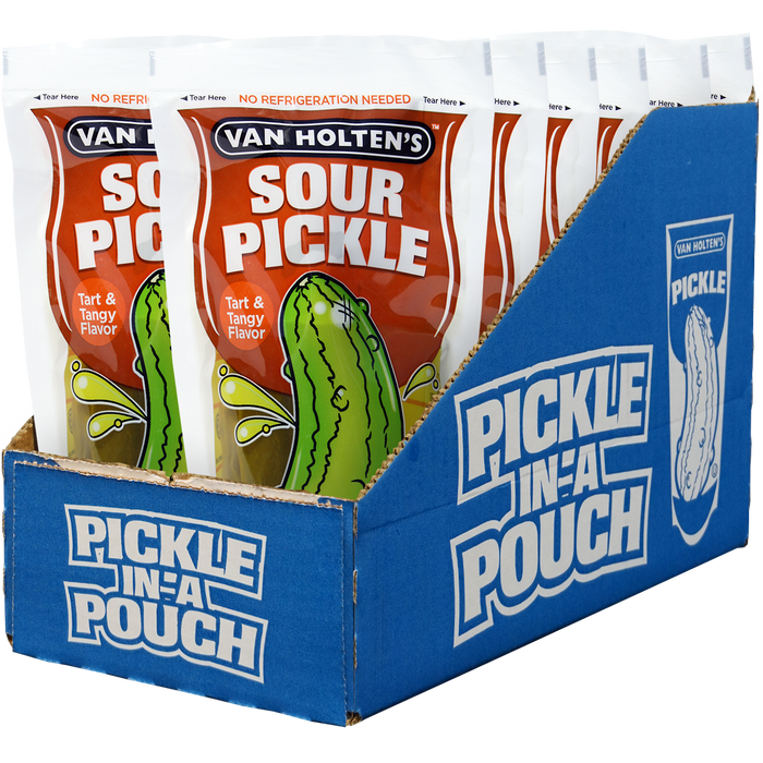 Van Holten's Pickle-In-A-Pouch Jumbo Sour 12ct case