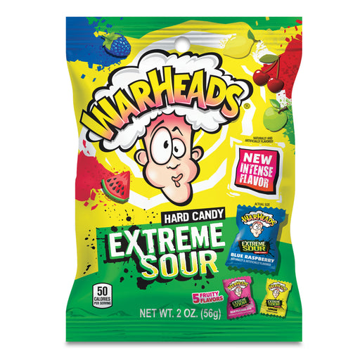 Warheads Extreme Sour Candy 2oz bag