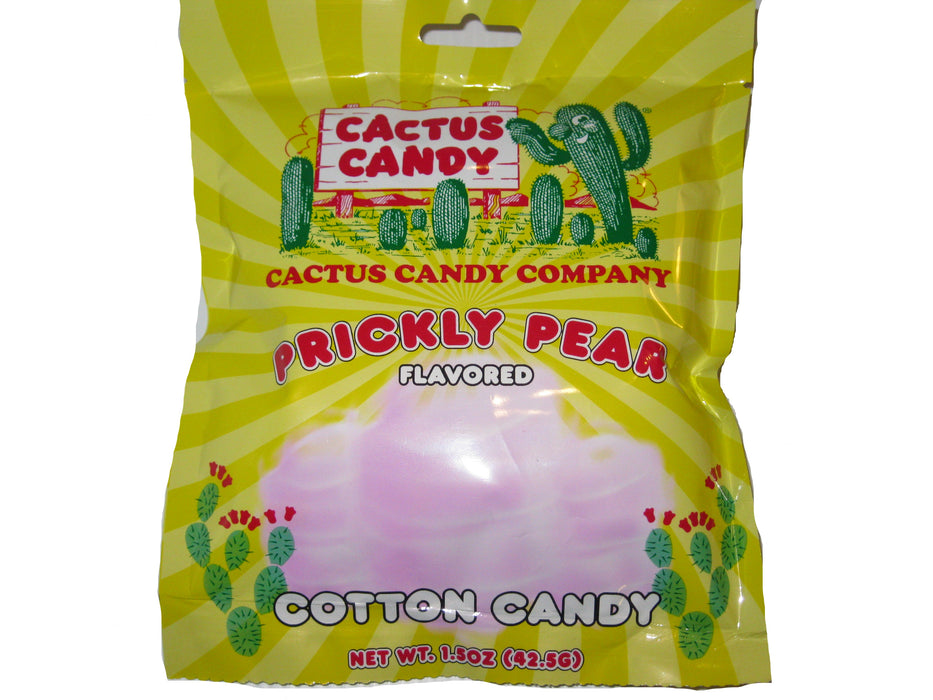 Cactus Candy Prickly Pear Cotton Candy 1.5oz bag