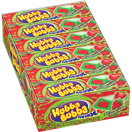 Hubba Bubba Bubble Tape Sour Blue Raspberry 2oz pack or 12ct box