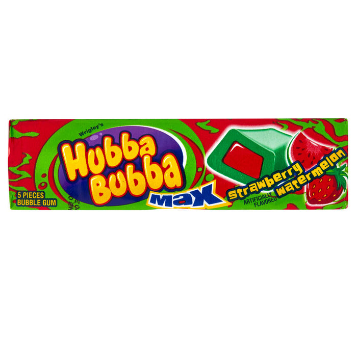Hubba Bubba Max Strawberry Watermelon 5pc pack or 18ct box
