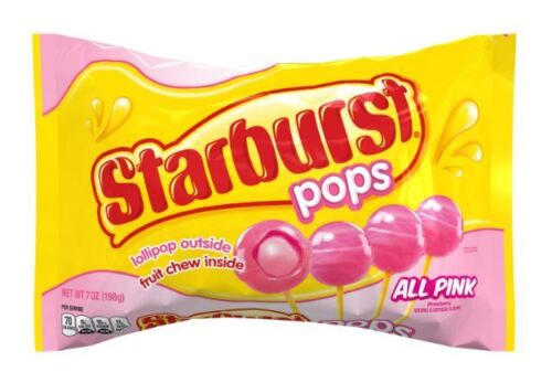 Starburst All Pink Pops 8.8oz bag