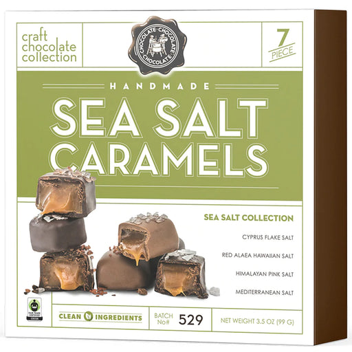 Craft Chocolate Sea Salt Caramel Truffle Collection 7 piece box